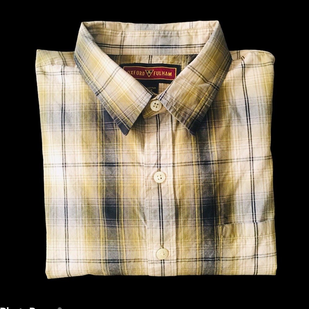 Oxford & Fulham Plaid Button Down Shirt